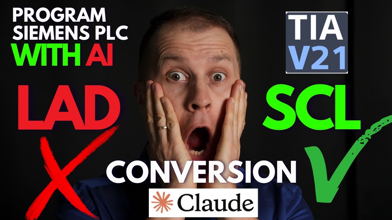 TIA Portal PLC Programming with Claude AI | Live LAD → SCL ST Conversion Workshop