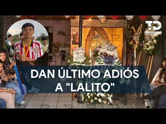 Dan último adiós a "Lalito", adolescente aficionado de Chivas asesinado en Zapopan