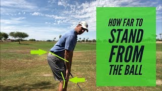 HOW FAR SHOULD YOU STAND FROM THE BALL | | Jared Danford Golf