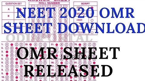 NEET 2020 OMR SHEET RELEASED BY NTA. HOW TO CHALLENGE OMR SHEET. CHECK YOUR QUESTIONS