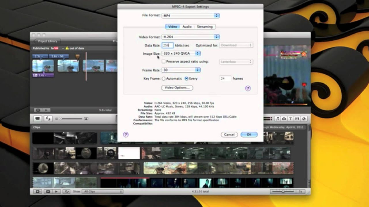How To Render 1080p In iMovie! YouTube