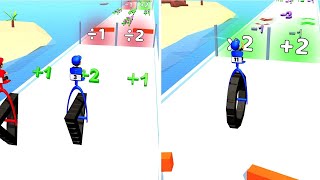 Shape Run 3D All Android IOS Levels walkthrough Gameplay lvl 1-2 screenshot 1