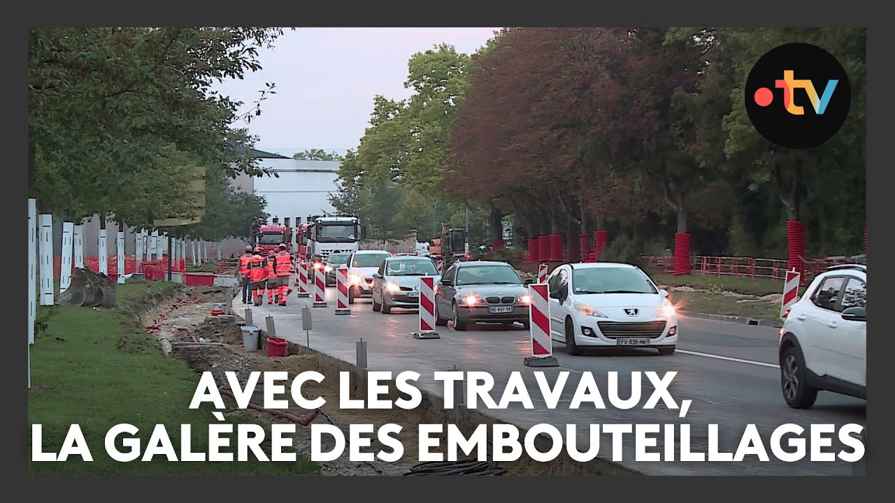 A Reims, la galère des bouchons causés par les travaux de voiries