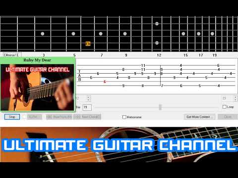 [Guitar Solo Tab] Ruby My Dear (Thelonius Monk)