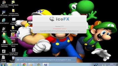 como aser un icono con icoFX