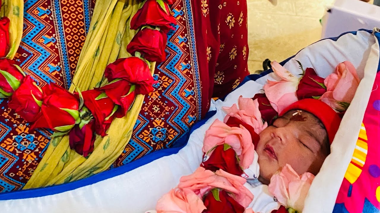 Welcoming Baby Boy At Home Yuvin Giri Goswami AnaVIKA s Baby welcoming-baby-boy-at-home-yuvin-giri-goswami-anavika-s-baby