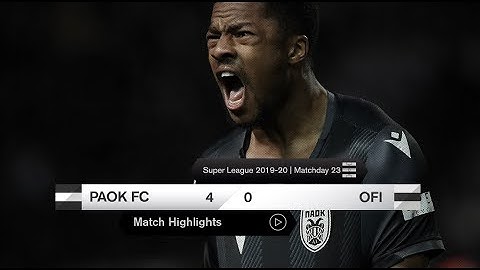 Τα στιγμιότυπα του ΠΑΟΚ-ΟΦΗ - PAOK TV