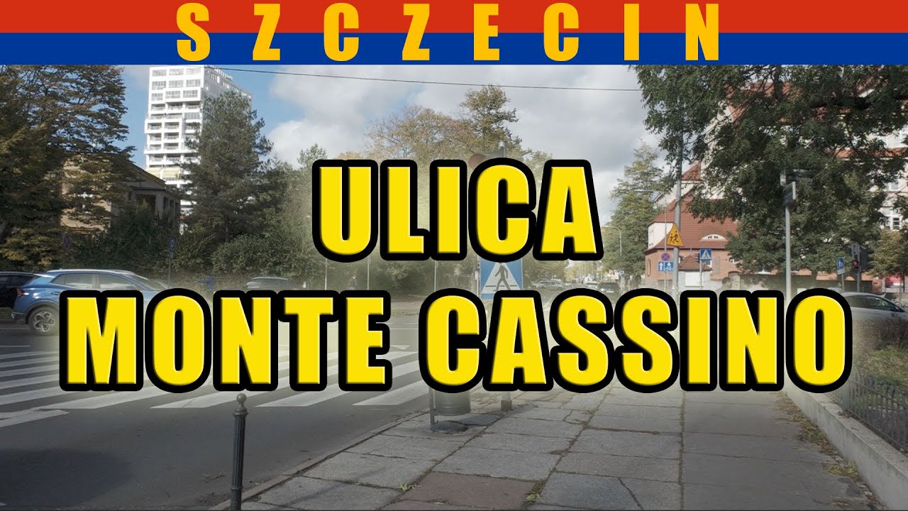 ul. Monte Cassino - spacer po Szczecinie. Październik 2024.