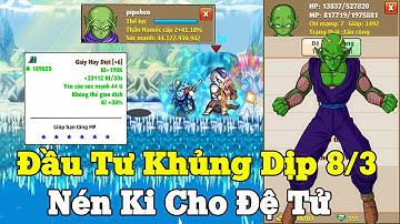 Ngọc Rồng Online - Đầu Tư Khủng Namek Pipobeo Giải Quyết Vấn Đề Giới Vương Thần