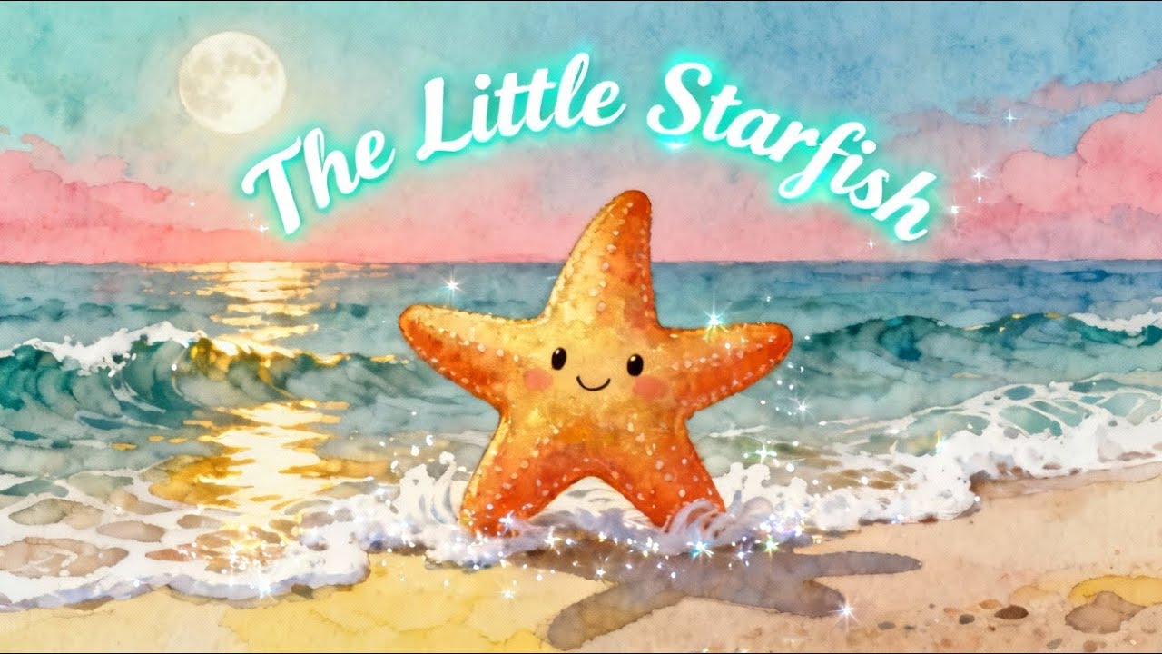 The Little Starfish ⭐🐚 | Gentle Nursery Rhyme & Lullaby for Kids