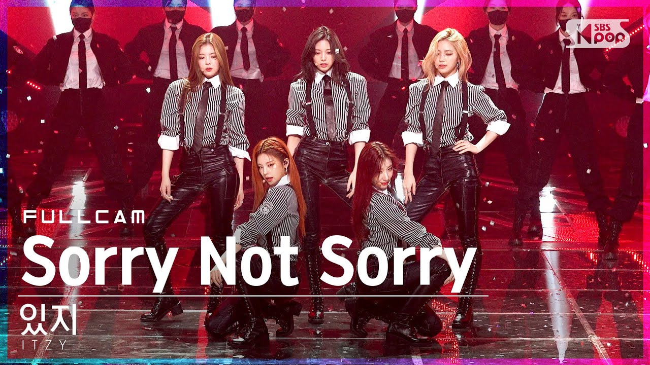 안방1열 직캠4k 있지 Sorry Not Sorry 풀캠 Itzy Full Cam Sbs Inkigayo 21 05 23 Youtube