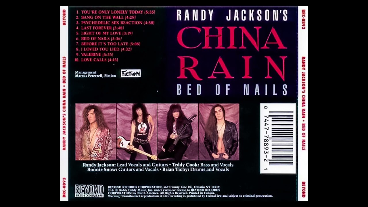 Randy Jackson's China Rain - Last Forever - YouTube
