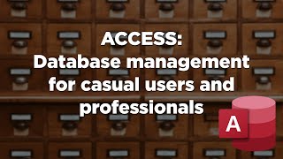 Database Management for casual users and professionals