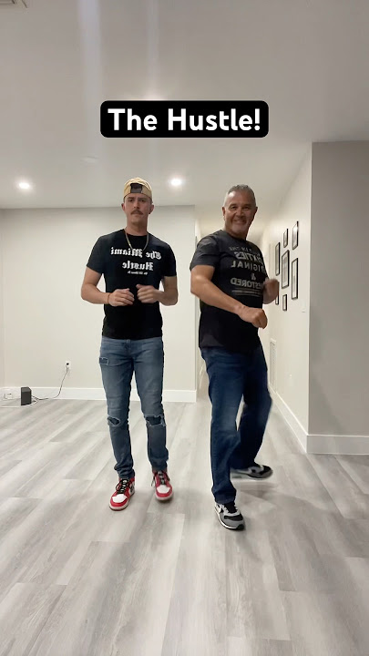 Doing The Hustle with my dad! #fatherson #80s #70s #oldschool #dad #throwback