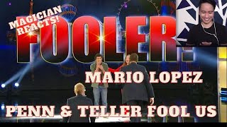 Magician Reacts to Mario Lopez on Penn & Teller Fool Us  | Fooled by Salt or Nipple?
