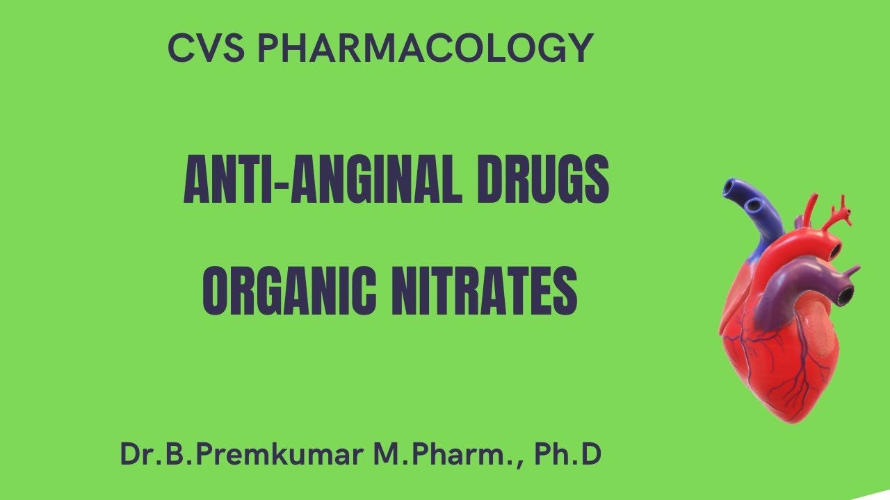 Antianginal drugs - Organic nitrates - Nitroglycerin