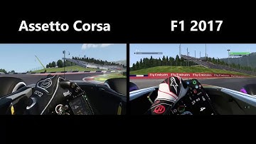 F1 2017 vs Assetto Corsa - A Side-by-Side Comparison (Opinion/Impressions in Description)