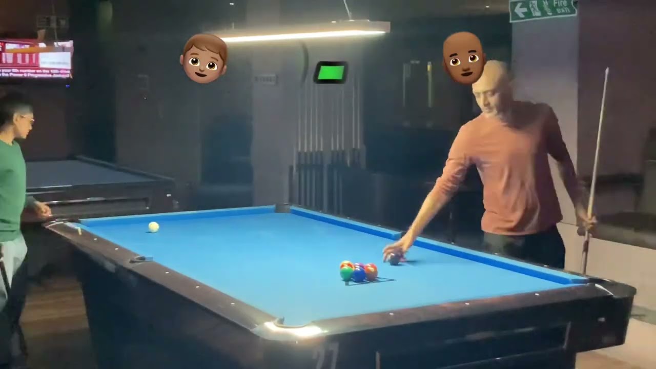Image of video the Can I beat a 46 year old retired amateur pool wannabe in a race to 7? 14