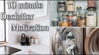 10 MINUTE DECLUTTER AND ORGANIZE WITH ME | CLEANING MOTIVATION