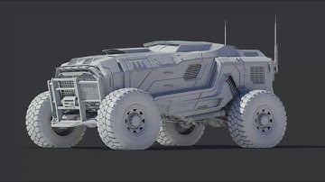 MT-5 Turntable Clay / Wireframe