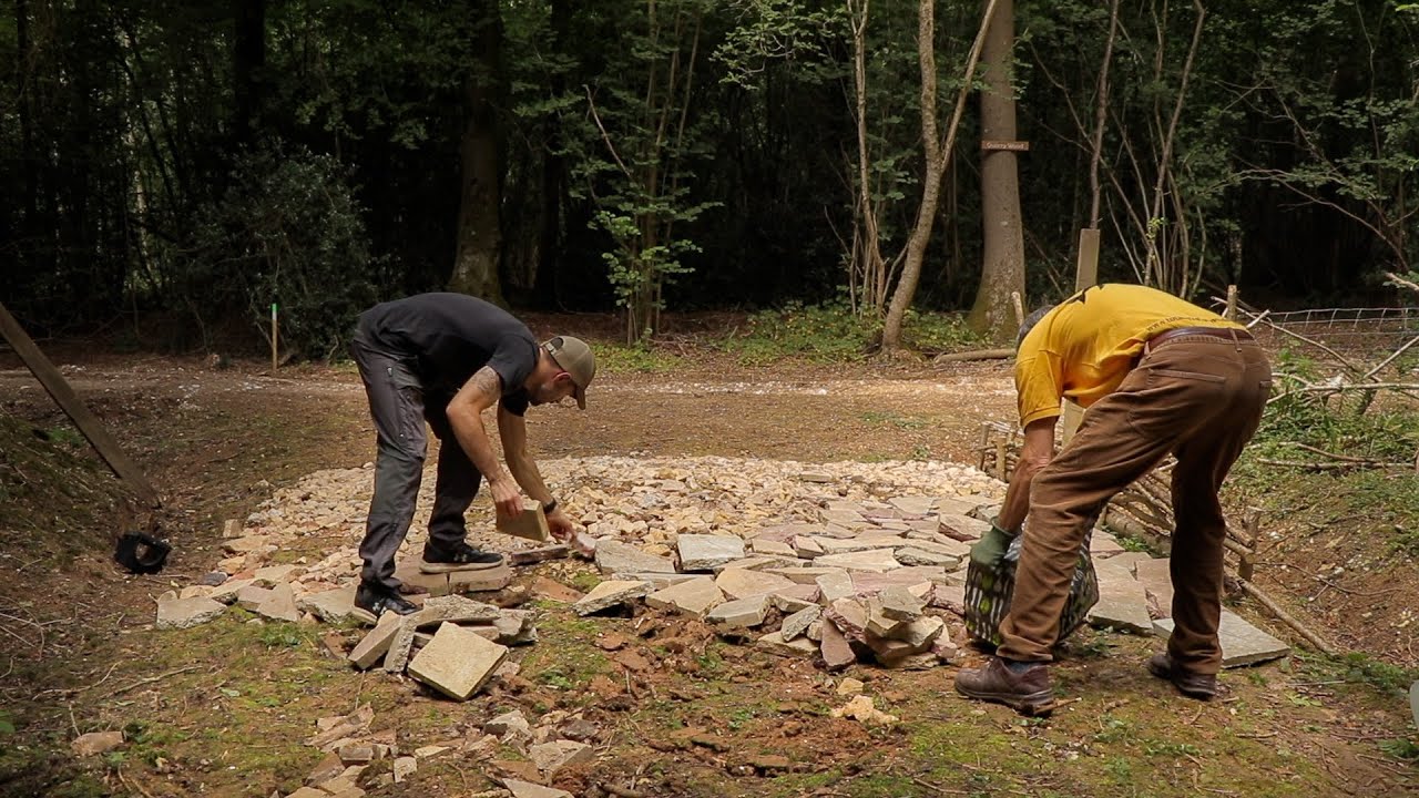 Building an Off Grid Car Park in the Woods