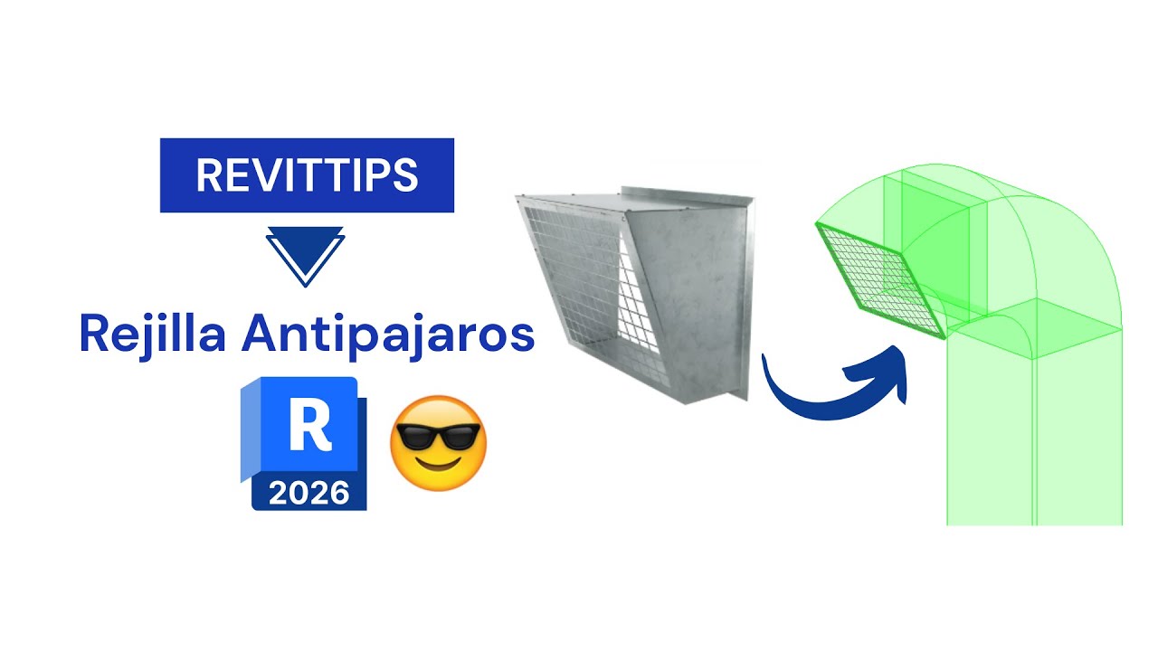 REVIT HVAC 2026 MALLA ANTIPAJAROS