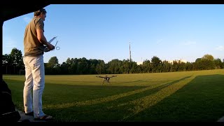 Dutch Police helicopter flies above DJI S1000 (A3, LightBridge 2 & DJI X3 camera)