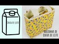 DIY - Bolsa com necessaire feita de caixa de leite - Do Lixo ao Luxo