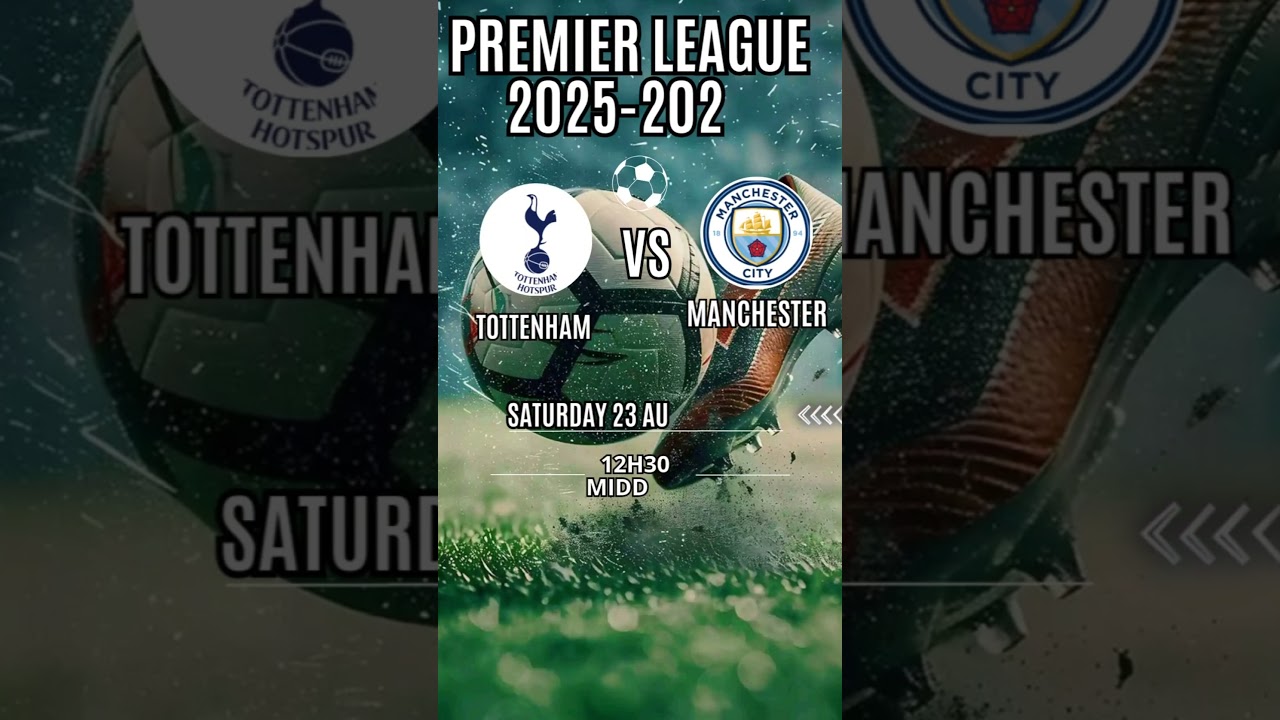 Manchester City vs Tottenham | Premier League 2025/26 Fixture 🔥 