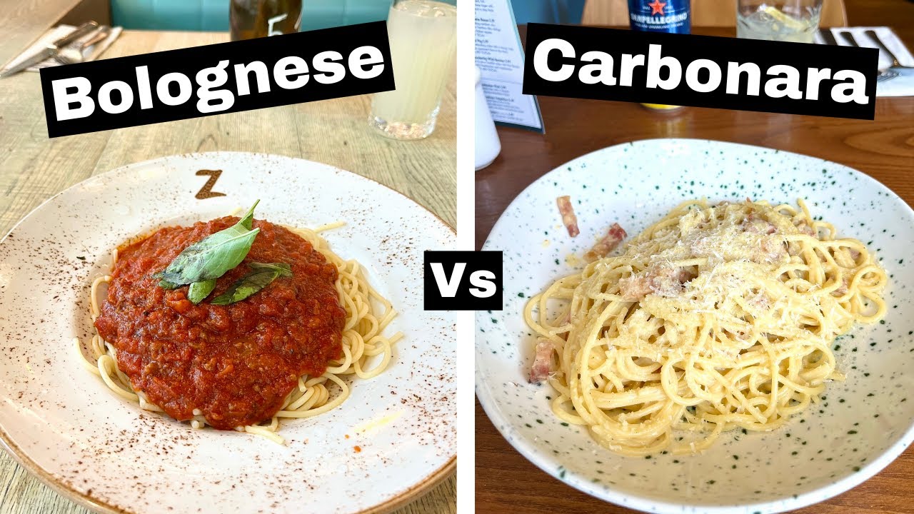 Spaghetti Bolognese Vs Spaghetti Carbonara Who Wins YouTube Spaghetti Bolognese Vs Spaghetti Carbonara Who Wins YouTube