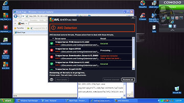 AVG Antivirus Free with Comodo Firewall (Modified settings) - Test with more links