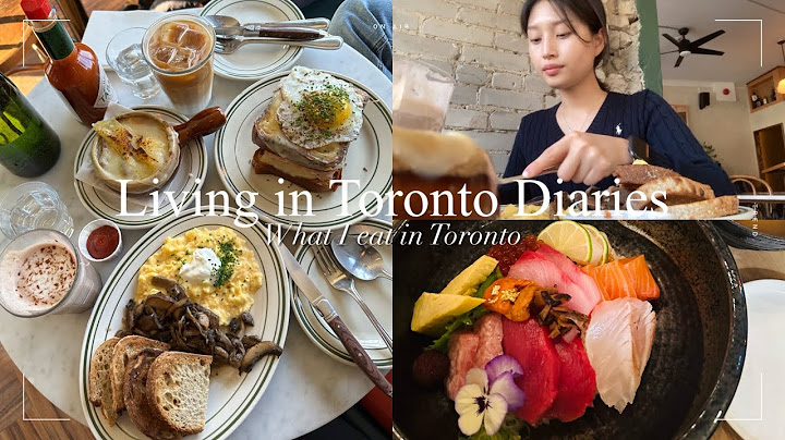 Life in Toronto Vlog : BEST RESTAURANTS IN TORONTO, Where to eat, What I eat, Winter Vibes