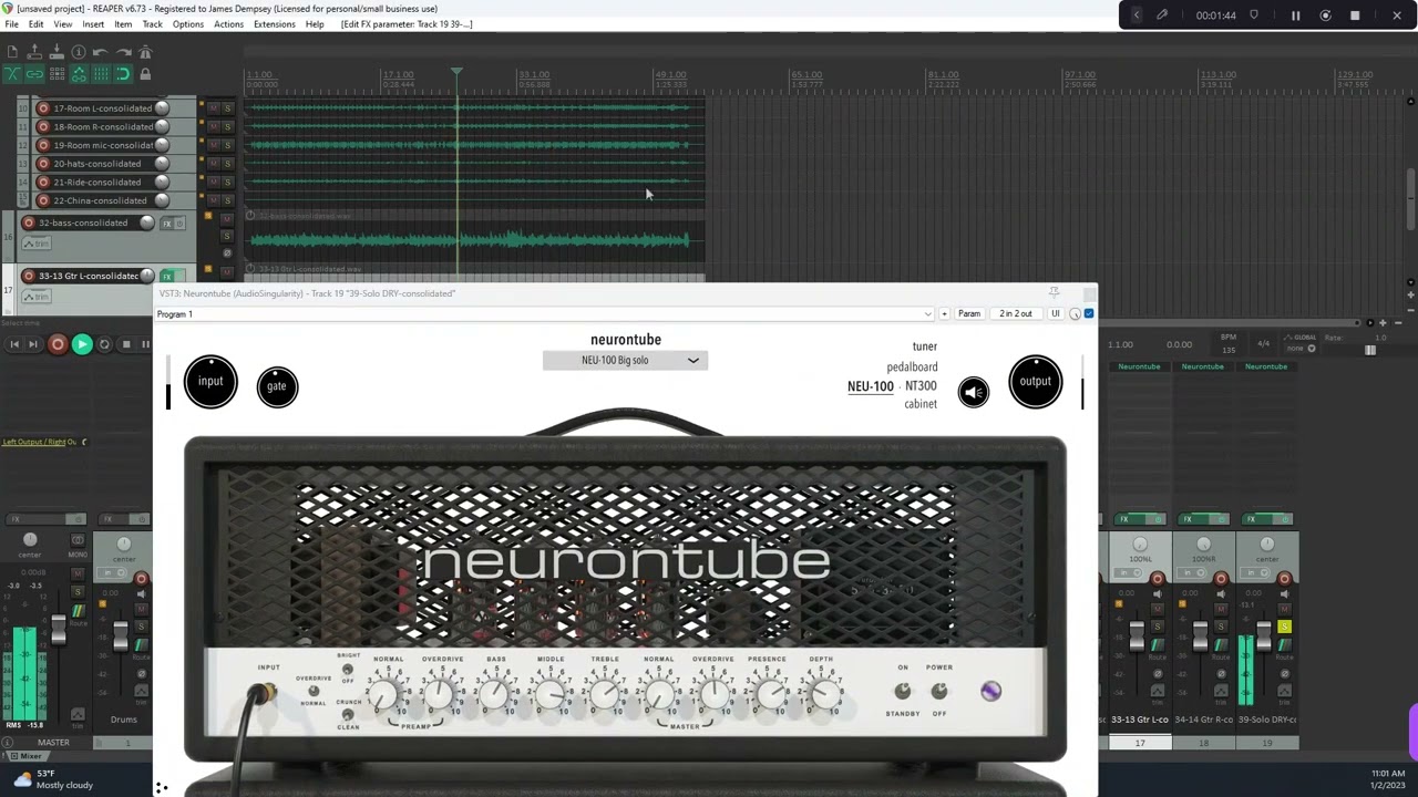 (FREEAMPSIM) Neurontube by Audiosingularity