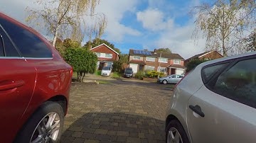 Car fly through #Insta360onex2, #fpv, #360