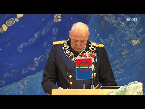 King Harald V of Norway opens the Sami Parliament 2021