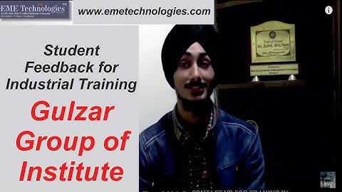 Auto Cad | Solid works Training | Gulzar Group of Institute | Student feedback | Inderpreet Singh