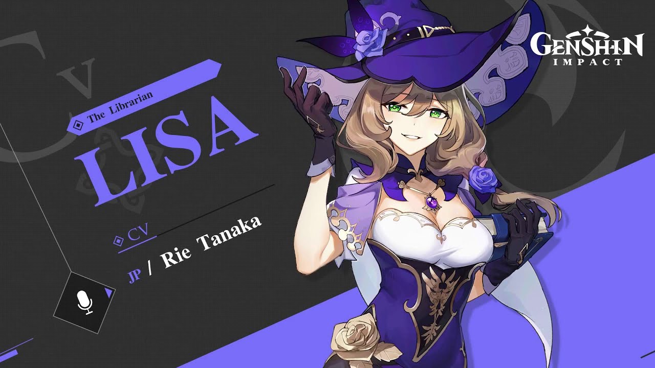 Lisa (リサ) from Genshin (原神) Impact singing 