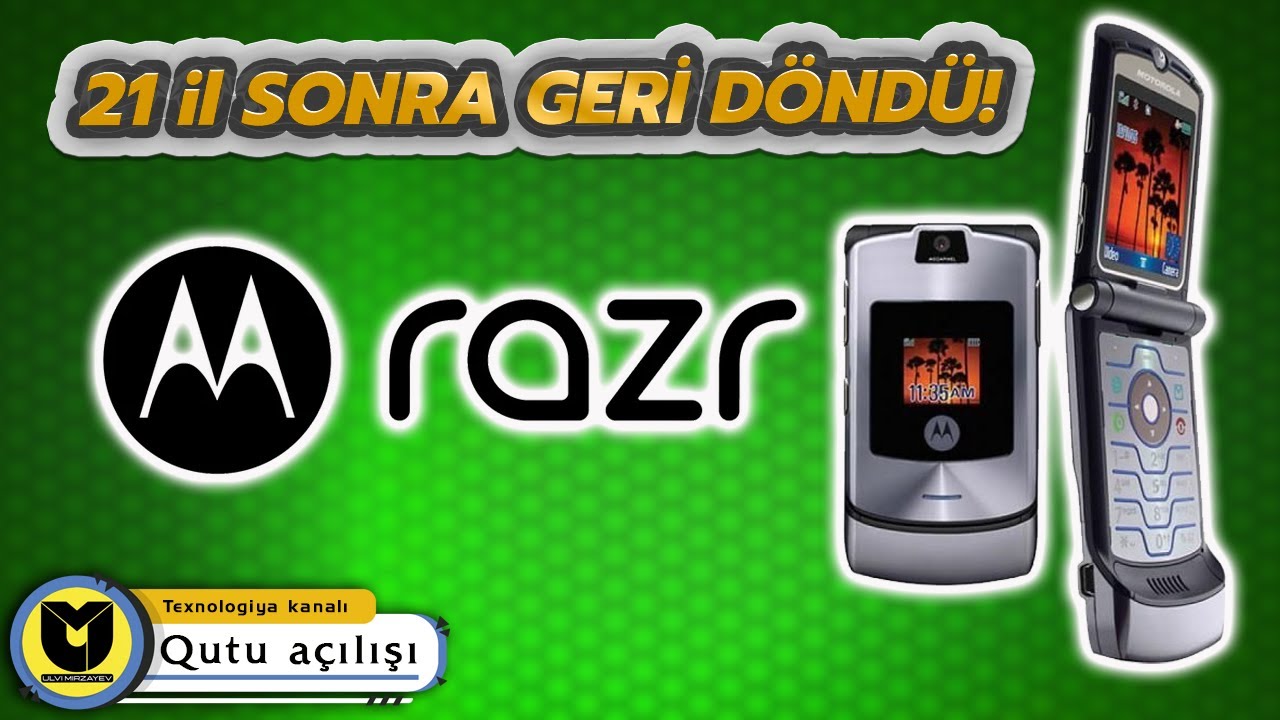 Motorola Razr V3 Qutu Açılışı | Nostalji Əfsanə Telefon (2025 Unboxing)