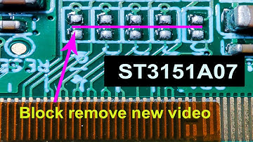 LED TV panel block remove new video.#ST3151A07