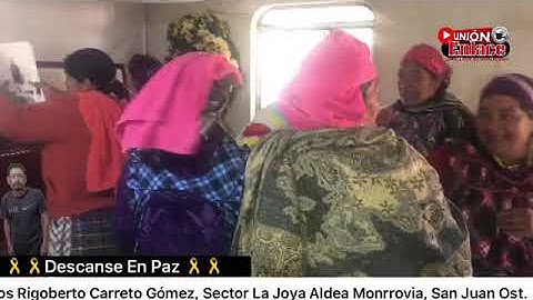 Acto fúnebre de Quien En Vida Fue Carlos Rigoberto Carreto Gomez, Aldea Monrrovia