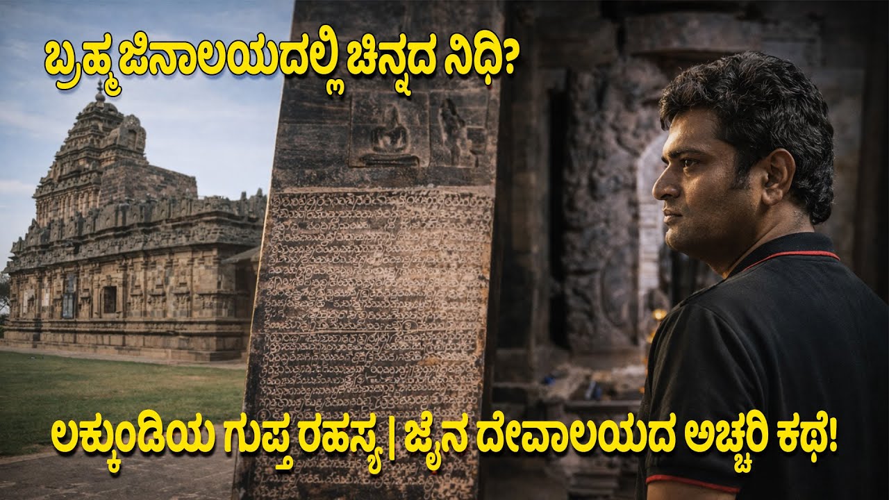ಲಕ್ಕುಂಡಿ ಬ್ರಹ್ಮ ಜಿನಾಲಯದಲ್ಲಿ ಚಿನ್ನದ ನಿಧಿ ಇದೆಯಾ? 💰 | ಜೈನ ದೇವಾಲಯದ ಗುಪ್ತ ರಹಸ್ಯ #karnatabala