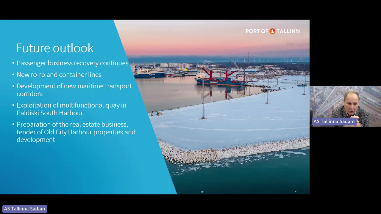 Port of Tallinn's 2025 Q4 and 12 months results webinar