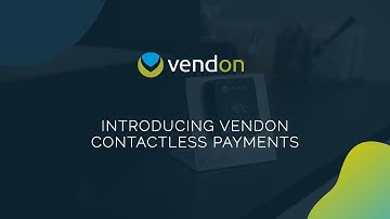 Introducing Vendon Contactless Payments