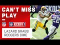 Aaron Rodgers Throws Another Dime, This Time to Allen Lazard!