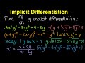 Implicit Differentiation (Tagalog/Filipino Math)