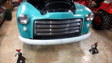 1949 GMC DIY frontend alignment part 1,  Volume 34.