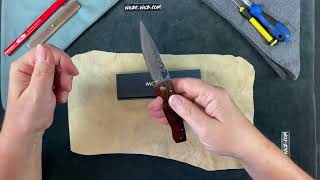 MCU125G Mcusta Tactility Linerlock Ironwoodwood