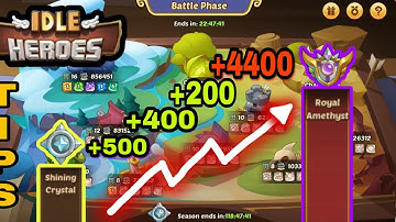 How to Guild War on idle heroes.  New Guild War Battle Phase Taptap Heroes. Tips! Gain +4400 points.