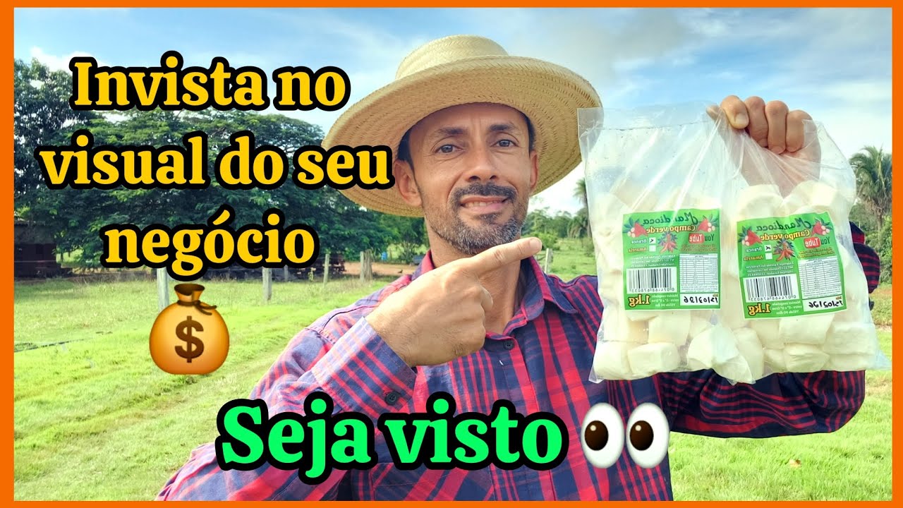 Mandioca embalada agrega valor a sua produção,aumente sua renda produzindo Mandioca de mesa. 