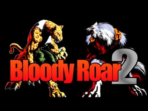 Bloody Roar 2 - Mostrando a jogabilidade e todos os especiais de cada personagem ( PS1 ) PT-BR